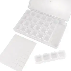 1 Pack,28 Grids, Painting Bead Storage Containers, Arts Crafts Storage Boxes, Includes Label Sticker (1) 1 Pack,28 Grids, Painting Bead Storage Containers, Arts Crafts Storage Boxes, Includes Label Sticker (1)