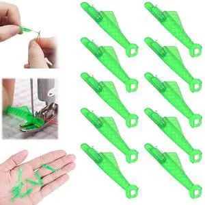 10 Pcs Fish Mouth Sewing Machine Needle Threader,2024 New Upgraded Automatic Sewing Needle Threader,Simple Needle Threader Tool,Quick Sewing Machine Cycle Simple Needle Threader Tool (Green) 10 Pcs Fish Mouth Sewing Machine Needle Threader,2024 New Upgraded Automatic Sewing Needle Threader,Simple Needle Threader Tool,Quick Sewing Machine Cycle Simple Needle Threader Tool (Green)