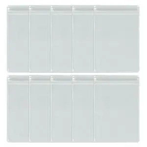 10 Pcs Anti-Tarnish Clear PVC Jewelry Bags 3.15"×4.72", Reusable Zip Lock Small Plastic Pouch for Beads/Rings/Earrings/Bracelets (10Pcs-3.15"×4.72") 10 Pcs Anti-Tarnish Clear PVC Jewelry Bags 3.15"×4.72", Reusable Zip Lock Small Plastic Pouch for Beads/Rings/Earrings/Bracelets (10Pcs-3.15"×4.72")