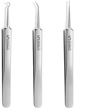 3 Pcs Silver Professional Blackhead Tweezer Professional Facial Blackhead Remover Tweezers Precision Extractor Acne Removal Kit Pimple Popper Tool with Storage Box Skin Care Tools 3 Pcs Silver Professional Blackhead Tweezer Professional Facial Blackhead Remover Tweezers Precision Extractor Acne Removal Kit Pimple Popper Tool with Storage Box Skin Care Tools