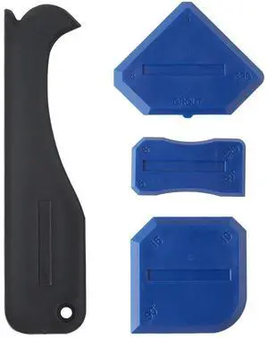 XIYAOXI 4 Pieces Silicone Caulking Tools Compatible with Sealant Grout Finishing Sealing Blue Caulk Tool Kit Caulking Finishing Tools XIYAOXI 4 Pieces Silicone Caulking Tools Compatible with Sealant Grout Finishing Sealing Blue Caulk Tool Kit Caulking Finishing Tools
