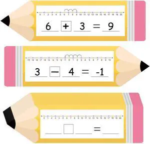 32Pack Pencil Shape Number Line Dry Erase Board Cards 14" x 4" Double Sided Writable and Erasable Number Line Boards -10-10 on One Side and 0-20 on Other Side Math Manipulatives for Classroom Students 32Pack Pencil Shape Number Line Dry Erase Board Cards 14" x 4" Double Sided Writable and Erasable Number Line Boards -10-10 on One Side and 0-20 on Other Side Math Manipulatives for Classroom Students