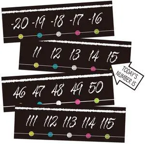 COCHIE Number Line for Classroom Wall Bulletin Board Borders Decorations, -20 to 120 Number Lines Border Strips Math Learning Poster, Numbers Line Math Teacher Supplies Must Haves (Blackboard) COCHIE Number Line for Classroom Wall Bulletin Board Borders Decorations, -20 to 120 Number Lines Border Strips Math Learning Poster, Numbers Line Math Teacher Supplies Must Haves (Blackboard)