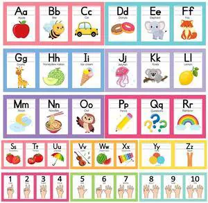 6"x14" Pastel Alphabet Number Line for Classroom Wall Decorations, ABC Letter Line Posters Bulletin Board Decor Set, Back to School Kindergarten Preschool Teacher Must Haves Supplies (Colorful) 6"x14" Pastel Alphabet Number Line for Classroom Wall Decorations, ABC Letter Line Posters Bulletin Board Decor Set, Back to School Kindergarten Preschool Teacher Must Haves Supplies (Colorful)
