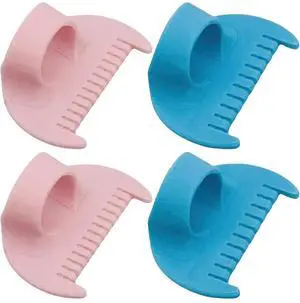 UrBestChoose 4 PCS Sewing Tool Set - Edge Stitch Lock and Sewing Gauge, Blanket Stitch Guide Tool for Hand Sewing, Quilting, Hemming & Crafts - Blue & Pink with 3 mm & 4 mm UrBestChoose 4 PCS Sewing Tool Set - Edge Stitch Lock and Sewing Gauge, Blanket Stitch Guide Tool for Hand Sewing, Quilting, Hemming & Crafts - Blue & Pink with 3 mm & 4 mm