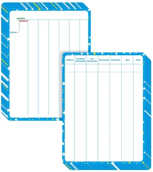 10 Packs Division Whiteboard Card, Double Sided Dry Erase Board Writable and Erasable Math Learning White Board for Kids, Students, Classroom and Home (Each Measures 12 x 9) 10 Packs Division Whiteboard Card, Double Sided Dry Erase Board Writable and Erasable Math Learning White Board for Kids, Students, Classroom and Home (Each Measures 12 x 9)