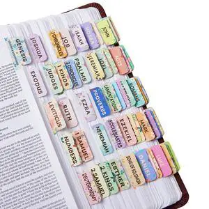 Floral Bible Tabs for Women, Bible Index Tabs Booklet, 66 Tabs with Chapter Titles and Summaries, Alignment Guide, Petal Beauty Tabs, Waterproof Laminated Bible Study Gifts Supplies Floral Bible Tabs for Women, Bible Index Tabs Booklet, 66 Tabs with Chapter Titles and Summaries, Alignment Guide, Petal Beauty Tabs, Waterproof Laminated Bible Study Gifts Supplies