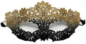 Masquerade Masks for Women Couples & Men - Mardi Gras & Venetian Dress Mask in Black & Gold Adults Party Lace Costume Masquerade Masks for Women Couples & Men - Mardi Gras & Venetian Dress Mask in Black & Gold Adults Party Lace Costume
