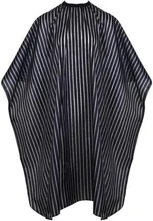 Hair Cutting Cape Professional Barber Cape with Adjustable Neckline | Stripe Hairdresser Apron, Watertight Polyester, Easy Clean, Adjustable Closure, Home Salon Barber Supplies Hair Cutting Cape Professional Barber Cape with Adjustable Neckline | Stripe Hairdresser Apron, Watertight Polyester, Easy Clean, Adjustable Closure, Home Salon Barber Supplies