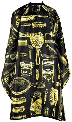 Waterproof Barber Cape for Men - Hair Cutting Cape for Haircuts, Salon, and Adults - Barber Supplies and Accessories Waterproof Barber Cape for Men - Hair Cutting Cape for Haircuts, Salon, and Adults - Barber Supplies and Accessories