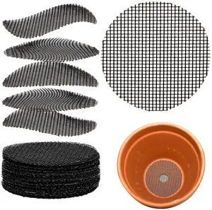 50 Plant Pots Hole Mesh Pad - MAQIHAN Flower Pot Mesh Mat Terrarium Potting Eye Mesh Mats Pot Substrate Barrier 2 Inch Net Bonsai Gardening Grid Ceramic Drainage Hole Mesh Screen Prevent Soil Leaking 50 Plant Pots Hole Mesh Pad - MAQIHAN Flower Pot Mesh Mat Terrarium Potting Eye Mesh Mats Pot Substrate Barrier 2 Inch Net Bonsai Gardening Grid Ceramic Drainage Hole Mesh Screen Prevent Soil Leaking