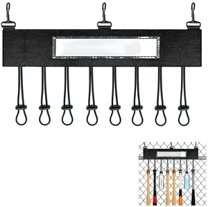 1Pcs Dugout Organizer, Baseball Softball Bat Holder Wall Mount with 3 Fence Hooks 8 Hanging Strap and Name Tag, Bat Rack Accessories for Dugout Fence Team Coach Players Gifts 1Pcs Dugout Organizer, Baseball Softball Bat Holder Wall Mount with 3 Fence Hooks 8 Hanging Strap and Name Tag, Bat Rack Accessories for Dugout Fence Team Coach Players Gifts