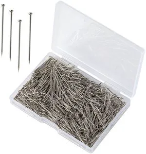 500Pcs Flat Head Sewing Pins, 1 Inch Straight Pins for Fabric, Heavy Duty Stainless Steel Pin with Box for Dressmaking, Crafts, DIY Projects, Jewelry Making, Wedding Decoration(Silver) 500Pcs Flat Head Sewing Pins, 1 Inch Straight Pins for Fabric, Heavy Duty Stainless Steel Pin with Box for Dressmaking, Crafts, DIY Projects, Jewelry Making, Wedding Decoration(Silver)