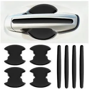 8PCS 2026 New Car Door Handle Protector Kit,Self-Adhesive Door Handle Cup Scratch Protector,Universal Car Doors Protectors Sticker Automotive Exterior Accessories for Most Vehicles (Black) 8PCS 2026 New Car Door Handle Protector Kit,Self-Adhesive Door Handle Cup Scratch Protector,Universal Car Doors Protectors Sticker Automotive Exterior Accessories for Most Vehicles (Black)