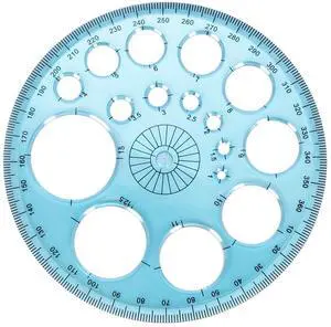 Circle Template Circle Round Stencil Templates for Drawing Professional Circle Ruler Multi Function Drawing Aid Tool Large and Small Size Suit for Studying Designing Office Circle Template Circle Round Stencil Templates for Drawing Professional Circle Ruler Multi Function Drawing Aid Tool Large and Small Size Suit for Studying Designing Office