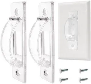 Light Switch Cover Guard 2 Pack Clear Child Proof Wall Plate Cover, Prevents Accidental ON/OFF by Kids and Pets, Includes Screws, Fits Toggle & Rocker Switches (2, Clear) Light Switch Cover Guard 2 Pack Clear Child Proof Wall Plate Cover, Prevents Accidental ON/OFF by Kids and Pets, Includes Screws, Fits Toggle & Rocker Switches (2, Clear)
