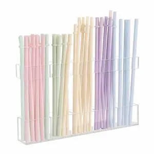 9.5 Large Acrylic Cabinet Straw & Utensil Organizer Adjustable, Multipurpose Kitchen Storage for Reusable Straws, Brushes, Chopsticks Ultra-Sticky & Drainable 9.5 Large Acrylic Cabinet Straw & Utensil Organizer Adjustable, Multipurpose Kitchen Storage for Reusable Straws, Brushes, Chopsticks Ultra-Sticky & Drainable