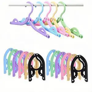 6 Pcs Travel Folding Hangers Cruise Ship Essentials, Portable Plastic Folding Clothes Hanger, Foldable Drying Rack for Suitcase, Camping, Flying, Hotel, Road Trip Essentials 6 Pcs Travel Folding Hangers Cruise Ship Essentials, Portable Plastic Folding Clothes Hanger, Foldable Drying Rack for Suitcase, Camping, Flying, Hotel, Road Trip Essentials