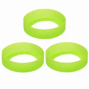 3pcs 6.5cm Silicon Protective Cup Mat Sleeve Heat-Resistant Bottle Holder Rubber Coaster Tumblers Protector Base Pad Non-Slip Bottom Cover Ring Accessories for Thermos (Fluorescent Yellow) 3pcs 6.5cm Silicon Protective Cup Mat Sleeve Heat-Resistant Bottle Holder Rubber Coaster Tumblers Protector Base Pad Non-Slip Bottom Cover Ring Accessories for Thermos (Fluorescent Yellow)