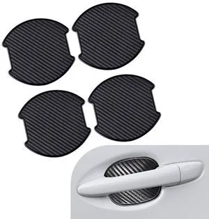 4PCS Car Door Handle Scratch Protector, 3D Carbon Fiber Auto Door Bowl Sticker, Universal Anti-Scratch Doors Handle Paint Protection Film, for Most Vehicles (Large) 4PCS Car Door Handle Scratch Protector, 3D Carbon Fiber Auto Door Bowl Sticker, Universal Anti-Scratch Doors Handle Paint Protection Film, for Most Vehicles (Large)