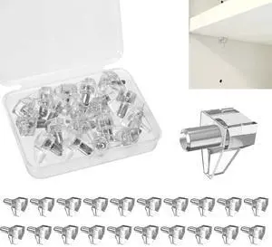 5mm Shelf Support Pegs, Clear Cabinet Shelf Support Pins, Plastic Shelf Holder Pins Replacement Shelves Peg for Closet Bookshelves 20 Pcs 5mm Shelf Support Pegs, Clear Cabinet Shelf Support Pins, Plastic Shelf Holder Pins Replacement Shelves Peg for Closet Bookshelves 20 Pcs