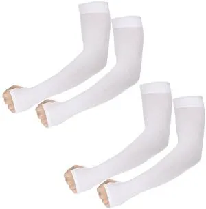 2 Pairs Arm Sleeves for Men Women UPF 50 UV Sun Protection Arm Sleeves Compression Volleyball Basketball Sleeve to Cover Arms with Thumb Hole Cooling Sports Tattoo Cover Up Sleeve 2 Pairs Arm Sleeves for Men Women UPF 50 UV Sun Protection Arm Sleeves Compression Volleyball Basketball Sleeve to Cover Arms with Thumb Hole Cooling Sports Tattoo Cover Up Sleeve