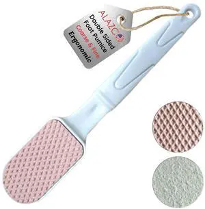 Double-Sided Pumice Stone & Foot File Rasp Heels Scraper Scrubber Cracked Feet Instant Exfoliator Buffer Dead Hard Skin Callus Remover Elbows Hand Feet Pedicure Tool Corn Softener Sole Smoother Double-Sided Pumice Stone & Foot File Rasp Heels Scraper Scrubber Cracked Feet Instant Exfoliator Buffer Dead Hard Skin Callus Remover Elbows Hand Feet Pedicure Tool Corn Softener Sole Smoother