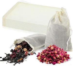 10 Spice Bags for Cooking, Cheese Cloth Bags with Drawstring for Straining Loose Tea (4 x 6 Inch) 10 Spice Bags for Cooking, Cheese Cloth Bags with Drawstring for Straining Loose Tea (4 x 6 Inch)