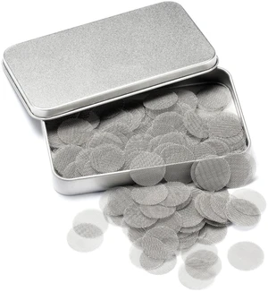 200 PCS 5/8 Inch Stainless Steel Pipe Screens, 0.625 Inch Metal Mesh Filter | Includes Metal Storage Box 200 PCS 5/8 Inch Stainless Steel Pipe Screens, 0.625 Inch Metal Mesh Filter | Includes Metal Storage Box