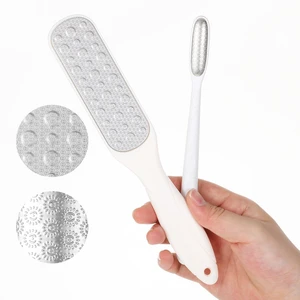 2 PCS Foot File for Dead Skin Dual-Sided Pedicure Foot File Feet Exfoliator | Toe Callus Remover Set, Sandpaper Pedicure Tool with Ergonomic Plastic Handle, Wet or Dry Use, Smooths Hands, Feet, Toes 2 PCS Foot File for Dead Skin Dual-Sided Pedicure Foot File Feet Exfoliator | Toe Callus Remover Set, Sandpaper Pedicure Tool with Ergonomic Plastic Handle, Wet or Dry Use, Smooths Hands, Feet, Toes