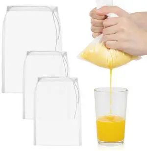 3PCS Nylon Cloth Strainer, Reusable Nut Milk Bag | 200 Mesh Strainer Bags for Juicing, Fine Mesh Nylon Cheesecloth Bags for Straining Filtering, 14.17x9.45in/17.72x11.81in 3PCS Nylon Cloth Strainer, Reusable Nut Milk Bag | 200 Mesh Strainer Bags for Juicing, Fine Mesh Nylon Cheesecloth Bags for Straining Filtering, 14.17x9.45in/17.72x11.81in