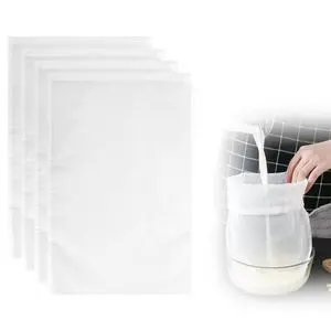 Cheese Cloths for Straining Cheese Cloth Bag Cheesecloth Fine Mesh Reusable Nut Milk Bags All Purpose Food Strainer for Filter Almond Cold Brew Yogurt Juice Tofu and More 9.4"x14.1" 4Pcs Cheese Cloths for Straining Cheese Cloth Bag Cheesecloth Fine Mesh Reusable Nut Milk Bags All Purpose Food Strainer for Filter Almond Cold Brew Yogurt Juice Tofu and More 9.4"x14.1" 4Pcs