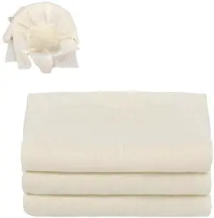 3er Cheese Cloths for Straining, 20x20 Inch Grade 100 Reusable Cheese Cloth | Washable Unbleached Cotton Fine Mesh Cloth Strainer, Muslin Cheesecloth for Nut Milk, Yogurt, Broth with Hemmed Edge 3er Cheese Cloths for Straining, 20x20 Inch Grade 100 Reusable Cheese Cloth | Washable Unbleached Cotton Fine Mesh Cloth Strainer, Muslin Cheesecloth for Nut Milk, Yogurt, Broth with Hemmed Edge