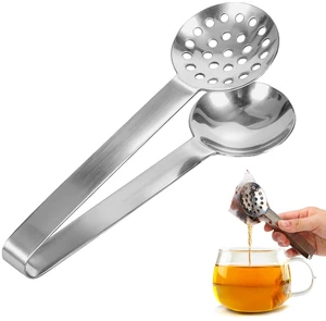 Stainless Steel Tea Bag Squeezer Tongs for Tea, Lemon and Sugar Cubes | Tea Bag Squeezing,Stainless Steel Construction,Round Gripping Ends,Multiple Serving Uses,Compact Beverage Tool,Squeezer Tongs Stainless Steel Tea Bag Squeezer Tongs for Tea, Lemon and Sugar Cubes | Tea Bag Squeezing,Stainless Steel Construction,Round Gripping Ends,Multiple Serving Uses,Compact Beverage Tool,Squeezer Tongs