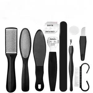 Callus Remover & File - Metal Scraper for Dead Skin & Heels. Wet/Dry. Black | for Dead Skin, Cracked Heels, and Hard Skin. Complete Pedicure Kit Essential Grooming Tool Callus Remover & File - Metal Scraper for Dead Skin & Heels. Wet/Dry. Black | for Dead Skin, Cracked Heels, and Hard Skin. Complete Pedicure Kit Essential Grooming Tool