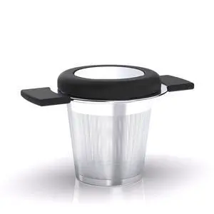 Fine 18/8 Stainless Steel Tea Infuser Mesh Strainer with Large Capacity & Perfect Size Double Handles for Hanging on Teapots, Mugs, Cups to Steep Loose Leaf Tea and Coffee Fine 18/8 Stainless Steel Tea Infuser Mesh Strainer with Large Capacity & Perfect Size Double Handles for Hanging on Teapots, Mugs, Cups to Steep Loose Leaf Tea and Coffee
