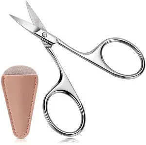 Eyebrow Scissors, Mini Grooming, Nose and Facial Hair, Men Women | For trimming mustache, beard, and facial hair. Compact mini scissors for precise grooming. Eyebrow Scissors, Mini Grooming, Nose and Facial Hair, Men Women | For trimming mustache, beard, and facial hair. Compact mini scissors for precise grooming.