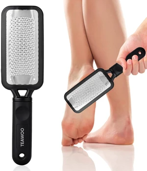 Foot File Callus Remover, Large Stainless Steel Foot Rasp, Heavy Duty Foot Scraper for Dead Skin and Hard Heels, Waterproof Pedicure Tools for At Home Foot Care Foot File Callus Remover, Large Stainless Steel Foot Rasp, Heavy Duty Foot Scraper for Dead Skin and Hard Heels, Waterproof Pedicure Tools for At Home Foot Care