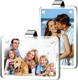 2Pcs Car Picture Holder, Acrylic Personalized Car Picture Holder, Sun Visor Magnetic Photo Frame for Car, Suitable for Placing Family or Personal Photos 2Pcs Car Picture Holder, Acrylic Personalized Car Picture Holder, Sun Visor Magnetic Photo Frame for Car, Suitable for Placing Family or Personal Photos