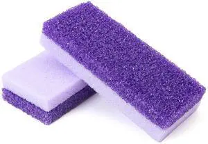 Foot Pumice Stone 2 Pack Pedicure Stone for Feet (Purple) | for Feet Callus Remover and Scrubber Double Sided Pedicure Foot Pumice Stone for Feet and Heels Callus and Dead Skins Foot Pumice Stone 2 Pack Pedicure Stone for Feet (Purple) | for Feet Callus Remover and Scrubber Double Sided Pedicure Foot Pumice Stone for Feet and Heels Callus and Dead Skins