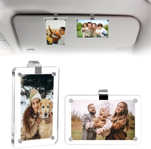 Car Picture Holder, Acrylic Magnetic Visor Photo Clip, Personalized Picture Frame, Car Accessories Interior, Gift for Boyfriend, Fathers Day Gift, Decorate your Car with Family Personal Photos Car Picture Holder, Acrylic Magnetic Visor Photo Clip, Personalized Picture Frame, Car Accessories Interior, Gift for Boyfriend, Fathers Day Gift, Decorate your Car with Family Personal Photos