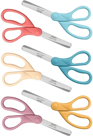 Kids Scissors, 6 Pack, 5 Inch, Desert Dusk Color, Ages 4+ | Stainless Steel Blunt Tip & Ergonomic Plastic Handle, Right & Left Handed Safety Scissors for Kids Ages 6-8 Kids Scissors, 6 Pack, 5 Inch, Desert Dusk Color, Ages 4+ | Stainless Steel Blunt Tip & Ergonomic Plastic Handle, Right & Left Handed Safety Scissors for Kids Ages 6-8