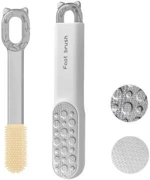 Dual Sided Foot File Wet Dry Foot Scrubber Callus Remover Hard Skin | stainless steel, white ergonomic compact design, travel-friendly , home salon, removes dead skin, callus & corn Dual Sided Foot File Wet Dry Foot Scrubber Callus Remover Hard Skin | stainless steel, white ergonomic compact design, travel-friendly , home salon, removes dead skin, callus & corn