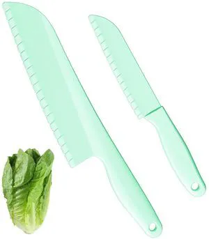 2 Pcs Plastic Lettuce Knife, Lettuce Knife to Prevent Browning Kitchen Cooking Plastic Serrated for Veggies, Salad, Fruit, Cake, Bread and More 2 Pcs Plastic Lettuce Knife, Lettuce Knife to Prevent Browning Kitchen Cooking Plastic Serrated for Veggies, Salad, Fruit, Cake, Bread and More