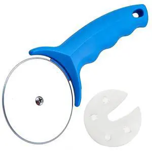 Pizza Cutter Wheel,Pizza Cutter with Cover Stainless Steel(Blue) Pizza Cutter Wheel,Pizza Cutter with Cover Stainless Steel(Blue)