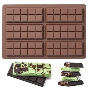 Chocolate Bar MoldNon-Stick Chocolate Molds100% Food Grade Silicone Mold | DIY Chocolate Bar Mold, Chocolate Chip Mold for Dubai Pistachio Rod, Candy, Snacks,Knafeh Pistachio Rod and More(10 Snap) Chocolate Bar MoldNon-Stick Chocolate Molds100% Food Grade Silicone Mold | DIY Chocolate Bar Mold, Chocolate Chip Mold for Dubai Pistachio Rod, Candy, Snacks,Knafeh Pistachio Rod and More(10 Snap)