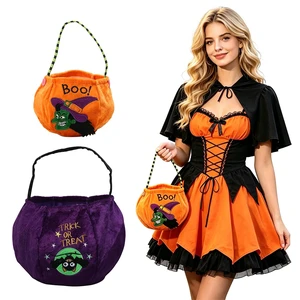 2Pcs Halloween Basket, Halloween Bucket, Candy Bucket, Halloween Pumpkin Style for Trick Or Treat, Costume Party Favors Supplies 2Pcs Halloween Basket, Halloween Bucket, Candy Bucket, Halloween Pumpkin Style for Trick Or Treat, Costume Party Favors Supplies