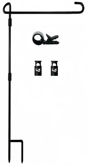 Garden Flag Pole Stand Holder, Garden Flags for Outside with Flag Stopper and Clip Waterproof Powder-Coated Paint for Flag Pole Holder for Outside House,Yard Flags for Outside Garden Flag Pole Stand Holder, Garden Flags for Outside with Flag Stopper and Clip Waterproof Powder-Coated Paint for Flag Pole Holder for Outside House,Yard Flags for Outside