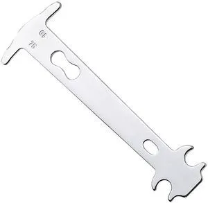 1 PC Bike Chain Checker Tool, Stainless Steel Chain Wear Indicator Gauge, Accurate Bicycle Chains Measuring Tool, Universal for Most Road Mountain Bikes (Silver) 1 PC Bike Chain Checker Tool, Stainless Steel Chain Wear Indicator Gauge, Accurate Bicycle Chains Measuring Tool, Universal for Most Road Mountain Bikes (Silver)