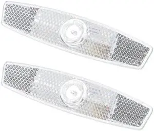2 Pack Bike Spoke Reflectors, Safety Warning Reflector Bicycle Wheel Reflectors, Bike Front and Rear Reflector for Night Cycling Mountain Bikes Road Bikes 2 Pack Bike Spoke Reflectors, Safety Warning Reflector Bicycle Wheel Reflectors, Bike Front and Rear Reflector for Night Cycling Mountain Bikes Road Bikes
